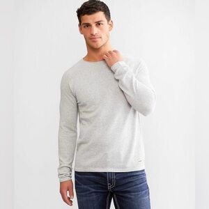 NWOT Jack & Jones Men’s JJEHILL Crew Neck Knit Jumper in Grey Size L